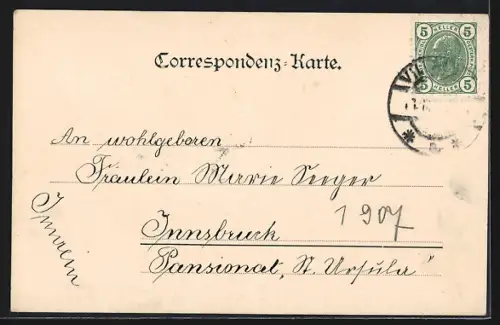 AK Villach, Hauptplatz mit Laden Mathias Fürst und Leuten um 1900