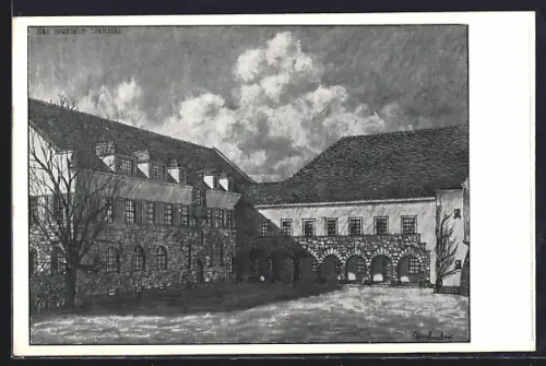 AK Leoben, Jugendheim Glückauf, Ecke Jugendheim Turnsaal