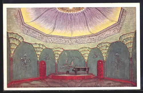 Künstler-AK Leoben, Jugendheim Glückauf, Kammermusiksaal