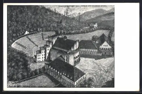 Künstler-AK Leoben, Jugendheim Glückauf