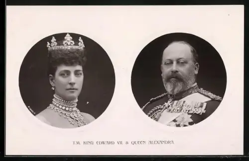AK T.M. King Edward VII. and Queen Alexandra