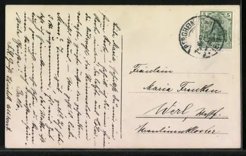 AK Sibyllenort, König Friedrich August von Sachsen im Kreise seiner Familie, 1912