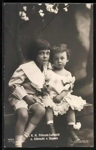 AK I. K. H. Prinzen Luitpold u. Albrecht von Bayern