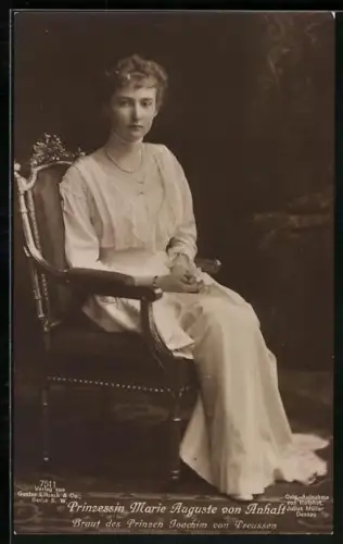 AK Prinzessin Marie Auguste von Anhalt