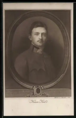 Künstler-AK Kaiser Karl I. von Österreich