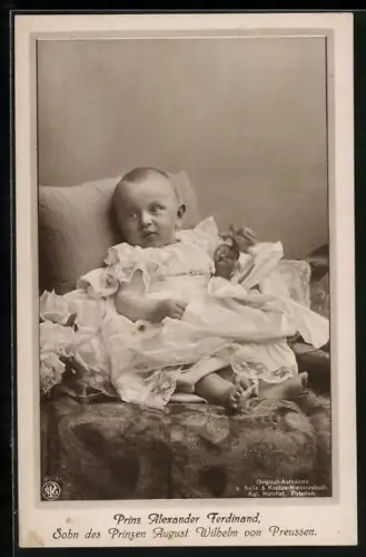 AK Prinz Alexander Ferdinand, Sohn des Prinzen August Wilhelm von Preussen