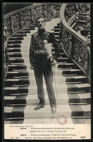 AK Prince Alexander of Serbia, 1914
