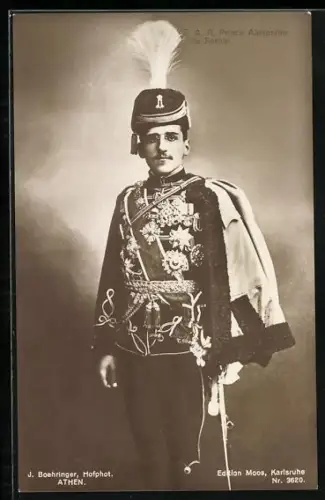 AK Serbien, S.A.R. le Prince Régent de Serbie, Généralissime des glorieuse armés serbes