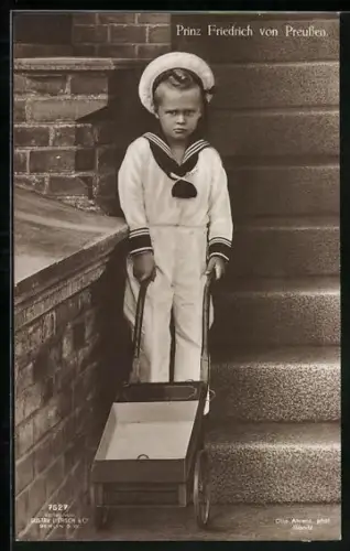 AK Prinz Friedrich von Preussen in Matrosenkostüm