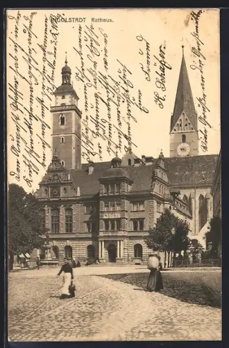AK Ingolstadt, Rathaus und Kirche