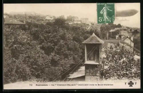 AK Suresnes, Le Clément-Bayard évoluant vers le Mont-Valérien