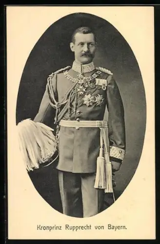 AK Kronprinz Rupprecht von Bayern in Uniform