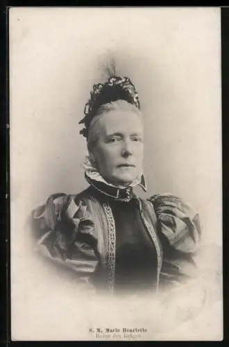 AK S. M. Marie Henriette, Reine des Belges
