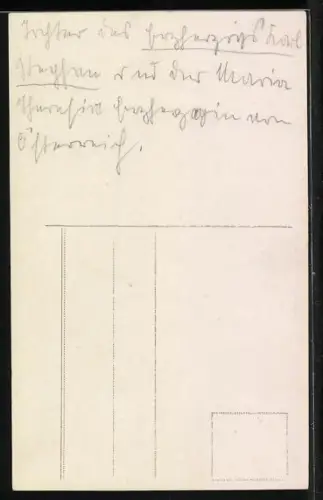 AK Erzherzogin Eleonora von Österreich mit Gitarre