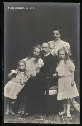 AK Herzog von Calabrien und Familie