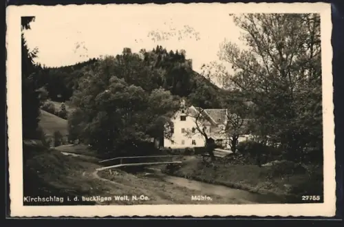 AK Kirchschlag i. d. buckligen Welt, Mühle und Umgebung