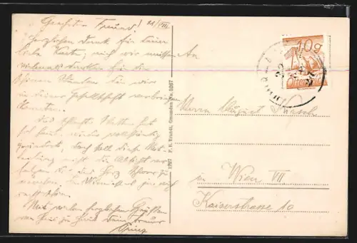 AK Kammer am Attersee, Salzkammergut, Panorama