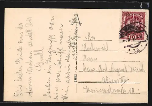 AK Melk an der Donau, Benediktiner-Abtei und Freiherr v. Birage Pionier-Kaserne vom Wasser aus