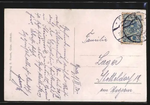 AK Fehring /Steiermark, Gesamtansicht mit Feldern