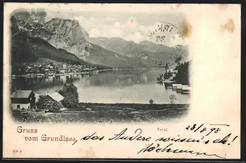 AK Grundlsee, Seepartie mit Ortschaft