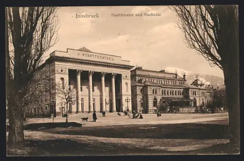 AK Innsbruck, Stadttheater und Stadtsäle