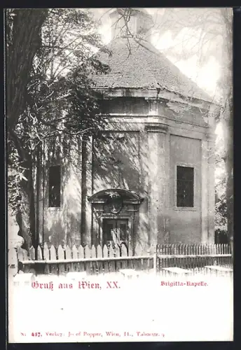 AK Wien, Ansicht der Brigitta-Kapelle