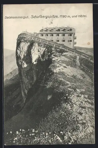 AK Schafberg, Hotel auf der Schafbergspitze