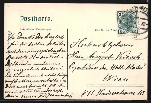 AK Innsbruck, Rudolfsbrunnen mit Bergpanorama