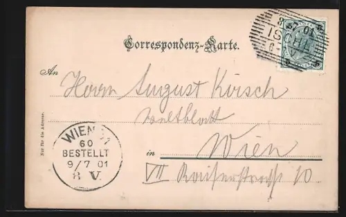 AK Ischl, Kalentenbach, Ortsansicht mit Bergen