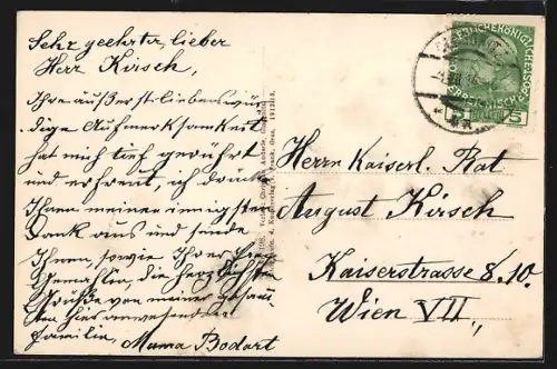 AK Gloggnitz /N. Oe, Ortsansicht mit Sonnwendstein
