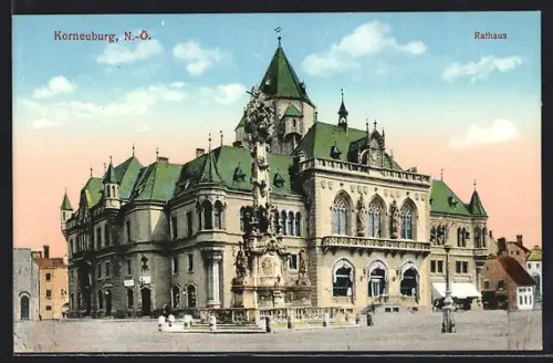 AK Korneuburg, Ansicht vom Rathaus