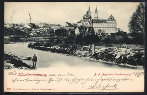 AK Klosterneuburg, Augustiner Chorherrenstift um 1900