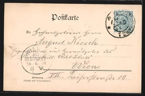 AK Klosterneuburg, Augustiner Chorherrenstift um 1900