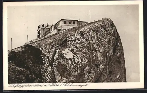 AK Schafberg, Salzkammergut, Schafbergspitze mit Hotel