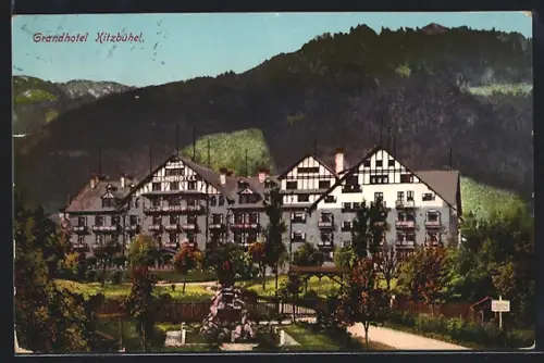 AK Kitzbühel, Grandhotel mit Bergpanorama
