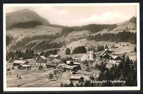 AK Sibratsgfäll, Blick über den gesamten Ort