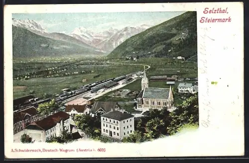 AK Selzthal, Blick aus der Vogelschau auf den Ort