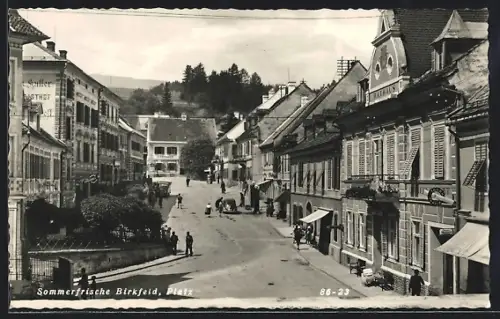 AK Birkfeld, Platz mit Gasthaus