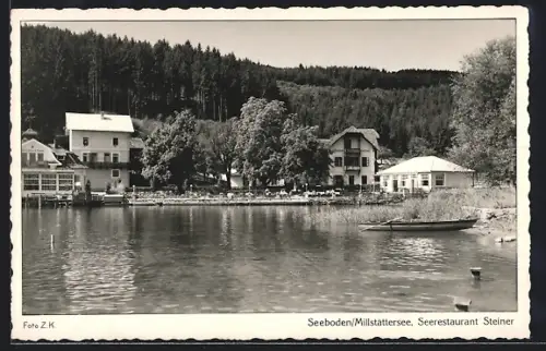 AK Seeboden /Millstättersee, See-Restaurant Steiner