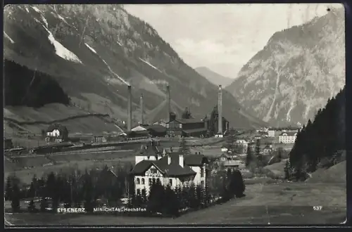 AK Eisenerz, Hochöfen im Minichtal