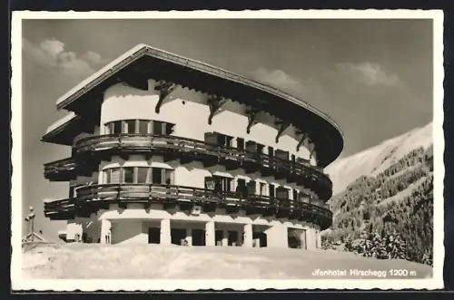 AK Hirschegg, Blick zum Sporthotel Ifen