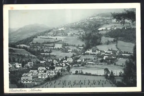 AK Radenthein /Kärnten, Ortsansicht aus der Vogelschau