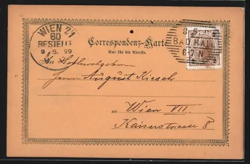 AK Bad Hall /Oberösterreich, Theater mit Strassenpartie