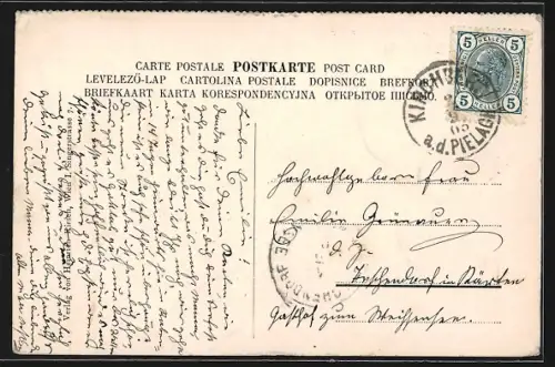 AK Rabenstein, Ortspartie mit Kirche