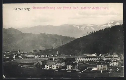AK Kapfenberg, Gussstahlfabrik der Firma Geb. Böhler AG