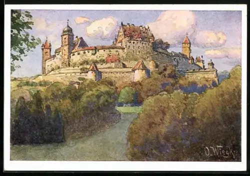 Künstler-AK Coburg, Veste Coburg