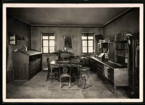 AK Weimar / Thür., Goethe-Nationalmuseum, Arbeitszimmer