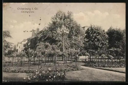 AK Oldenburg i. Gr., Cäcilienplatz
