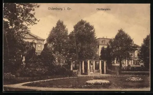 AK Oldenburg i. Gr., Cäcilienplatz