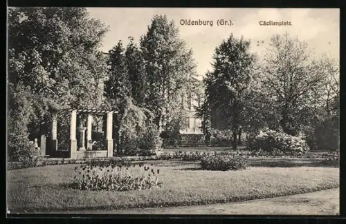 AK Oldenburg /Gr., Cäcilienplatz